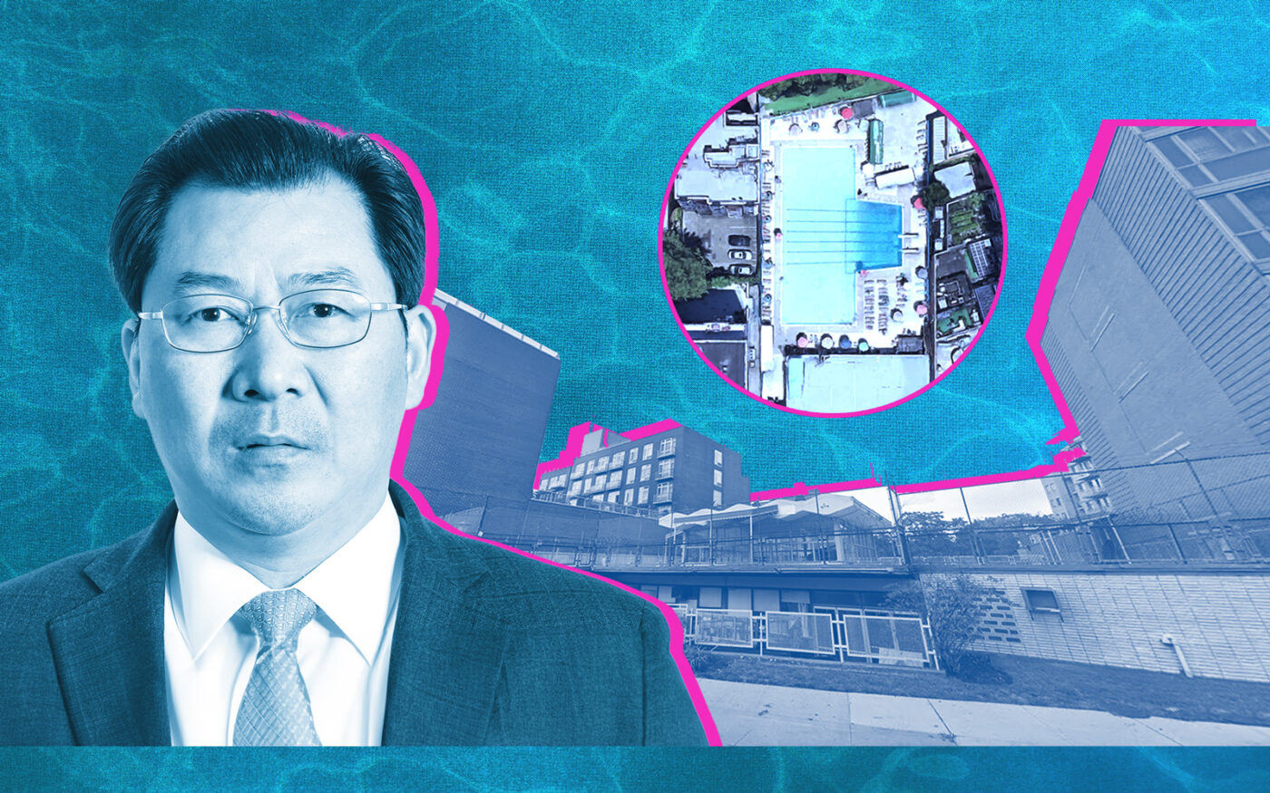 Jiashu Xu is planning two residential buildings to replace one former pool club in Flushing
