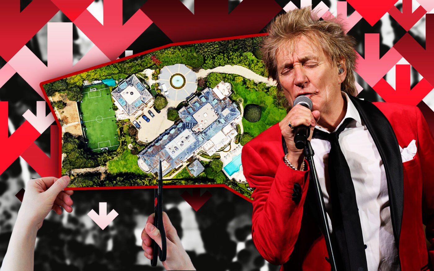 Rod Stewart Cuts $6M Off Price of Beverly Park Manor