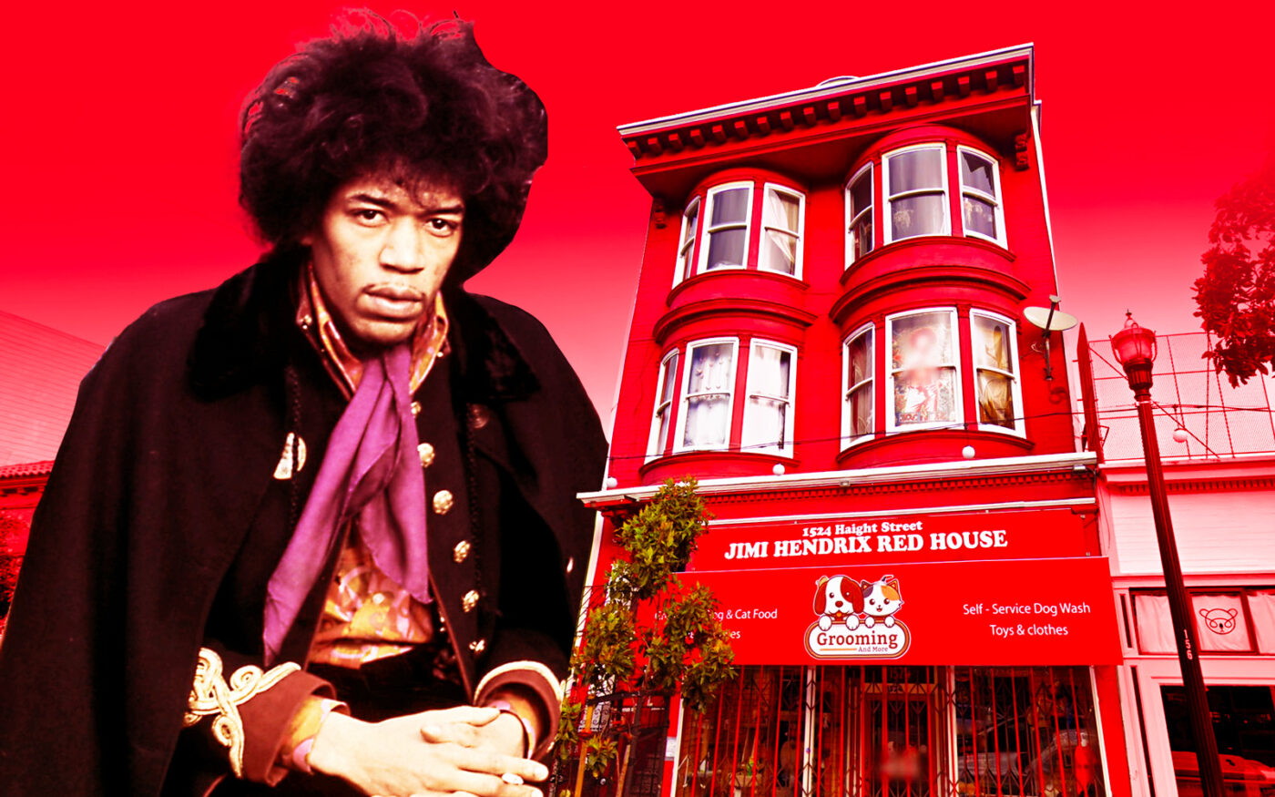 Jimi Hendrix Red House in San Francisco Nears Foreclosure