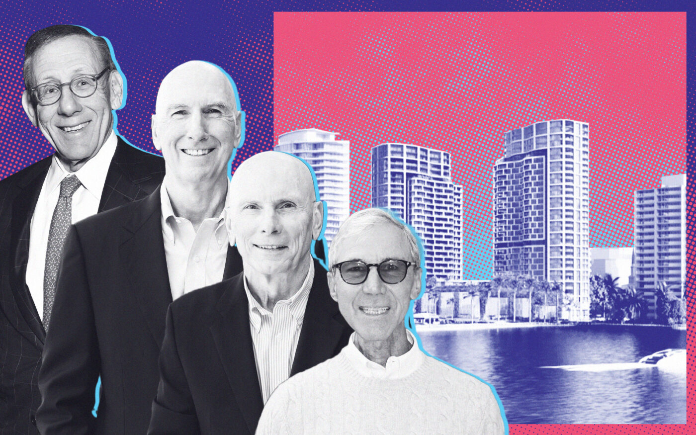 Steve Ross’ Related, Frisbie Plan West Palm Condo Towers Related Companies' Steve Ross and Frisbie Group’s Dave, Rick and Robert Frisbie Sr.