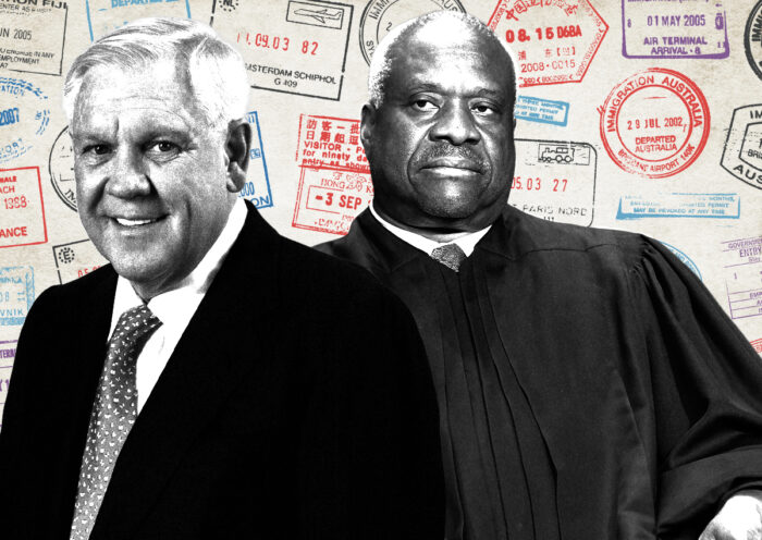 Clarence Thomas Failed to Disclose Three Trips From Harlan Crow