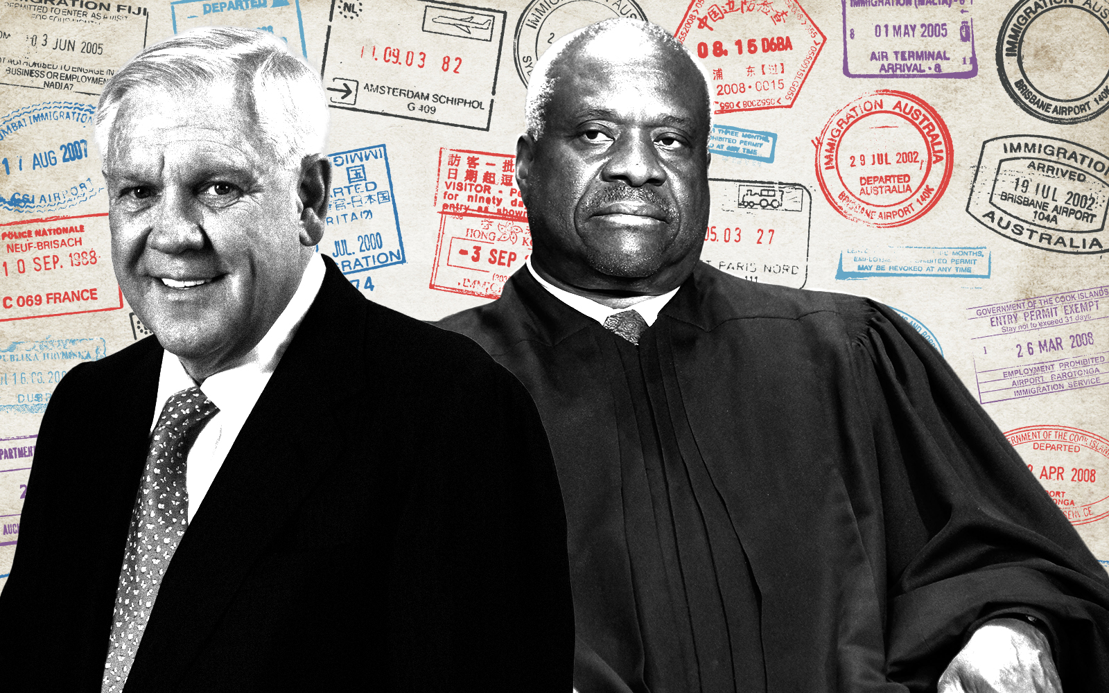 Clarence Thomas Failed To Disclose Three Trips From Harlan Crow 8094