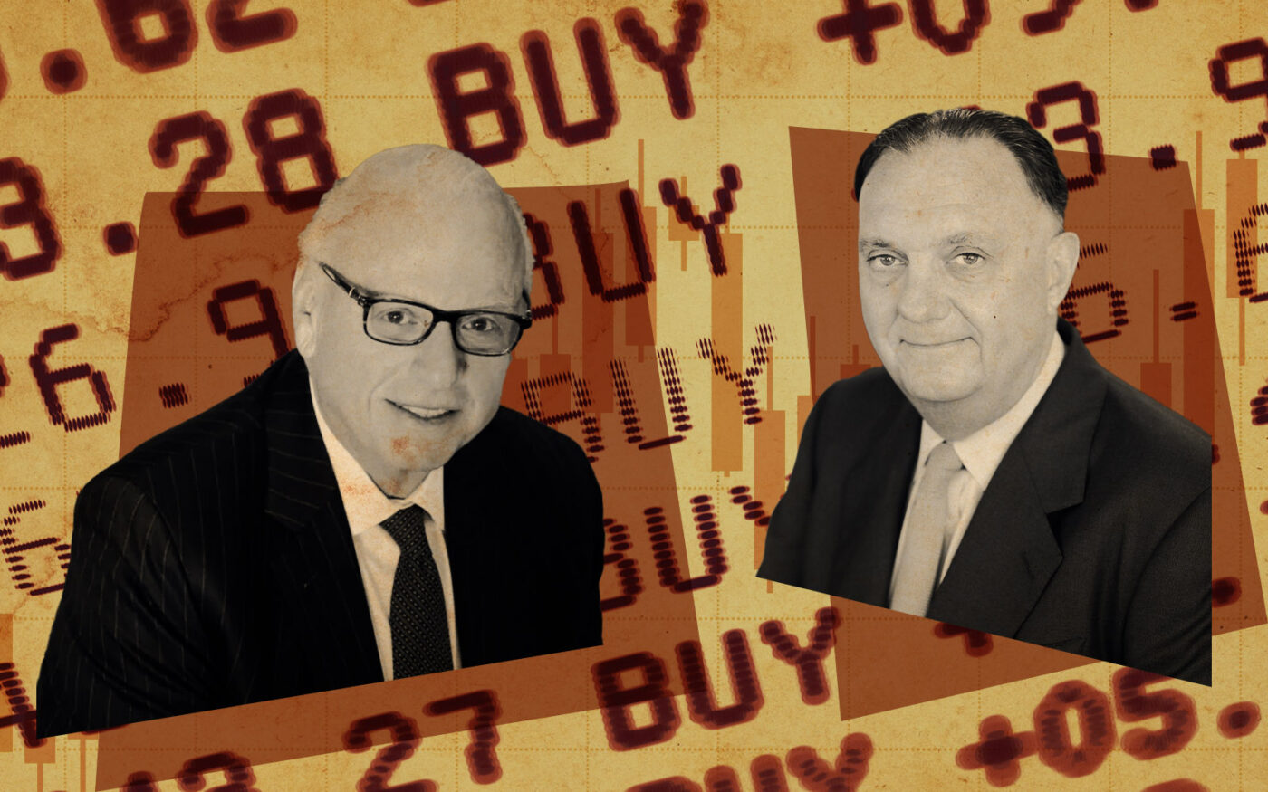 Douglas Elliman's Howard Lorber and Richard Lampen (Getty, Douglas Elliman)