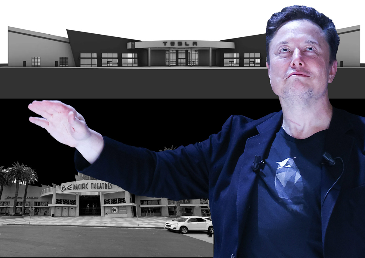 Tesla To Convert Former Chatsworth Movie House Into Showroom