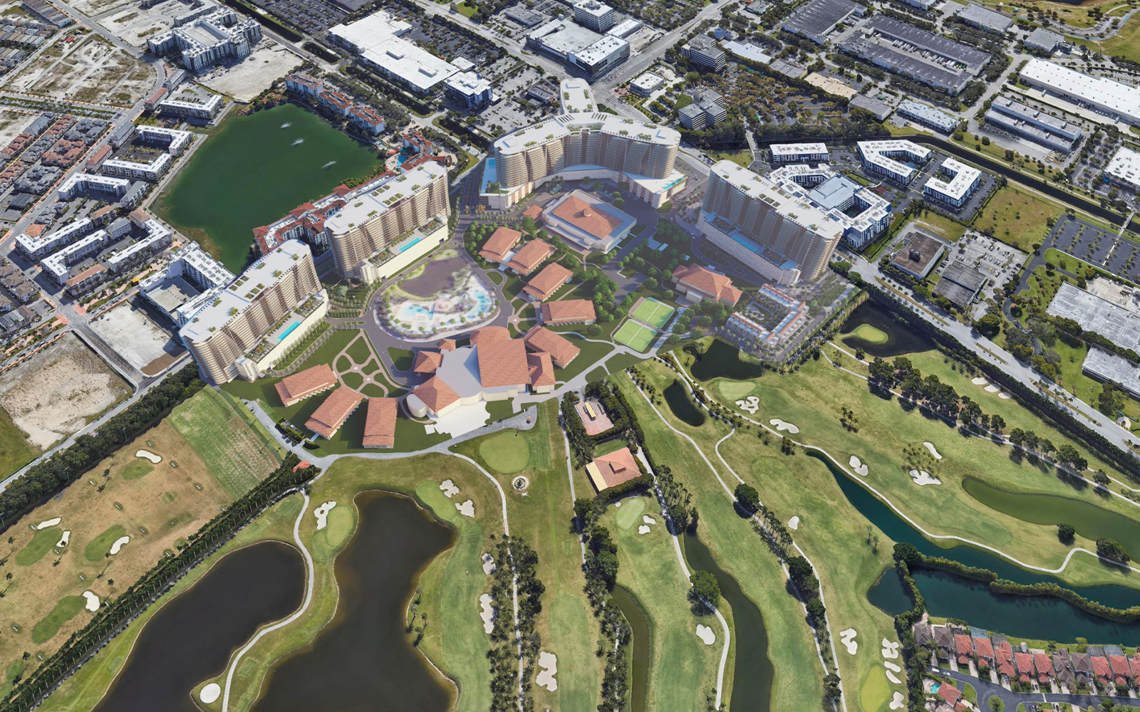 A rendering of the Trump National Doral Miami expansion (Doral International)