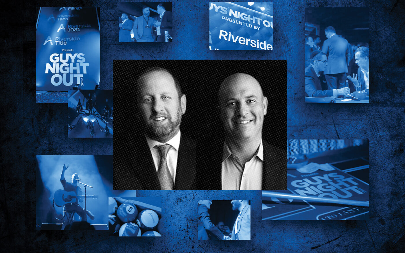 Riverside Abstract CEO Shaul Greenwald and president Yoel Zagelbaum (Photo-illustration by Kevin Rebong/The Real Deal; Riverside Abstract, Israel Schachter/Instagram)