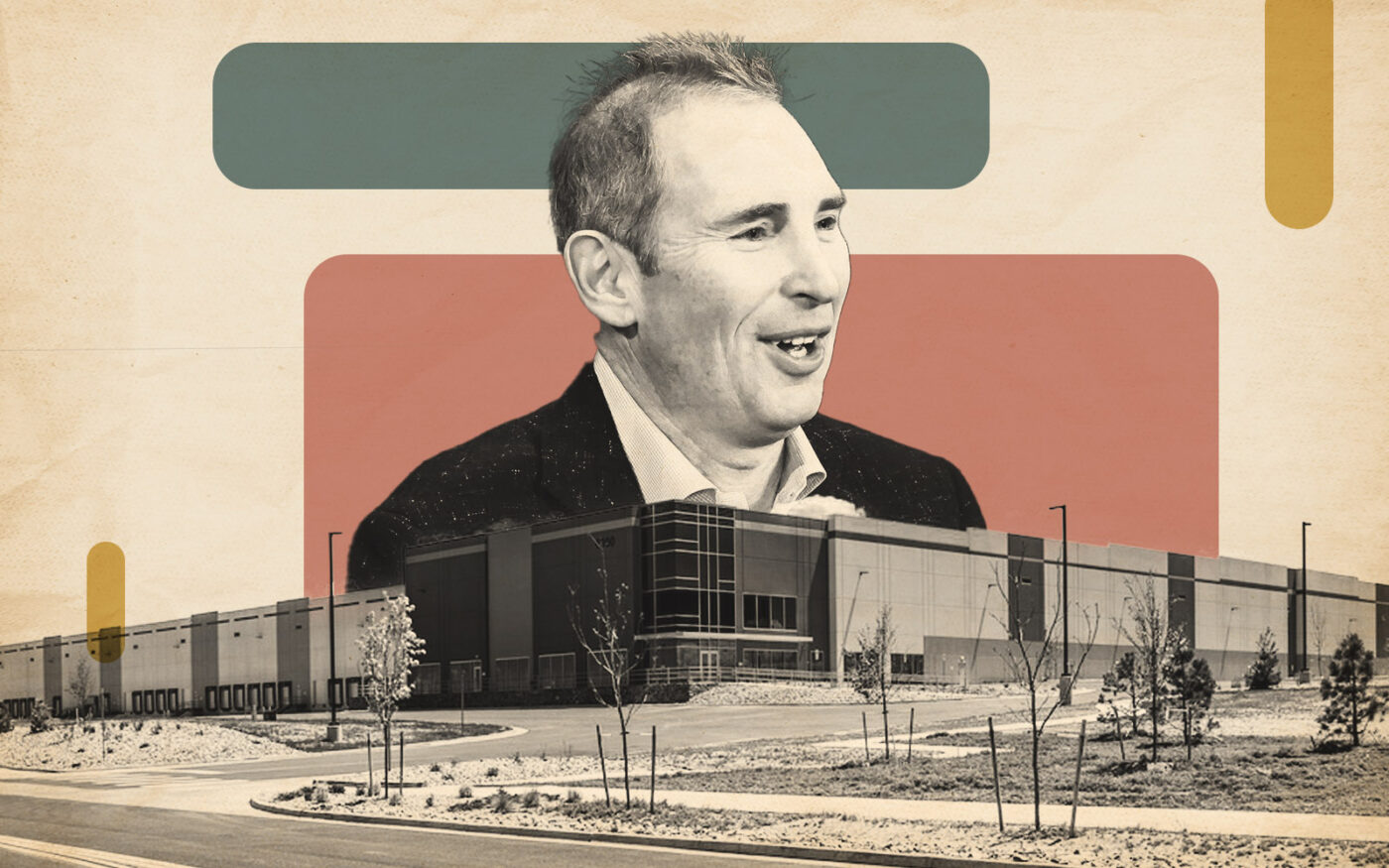 Amazon's Andy Jassy; 6300 North Powhaton Road (Getty, ambrosepg)