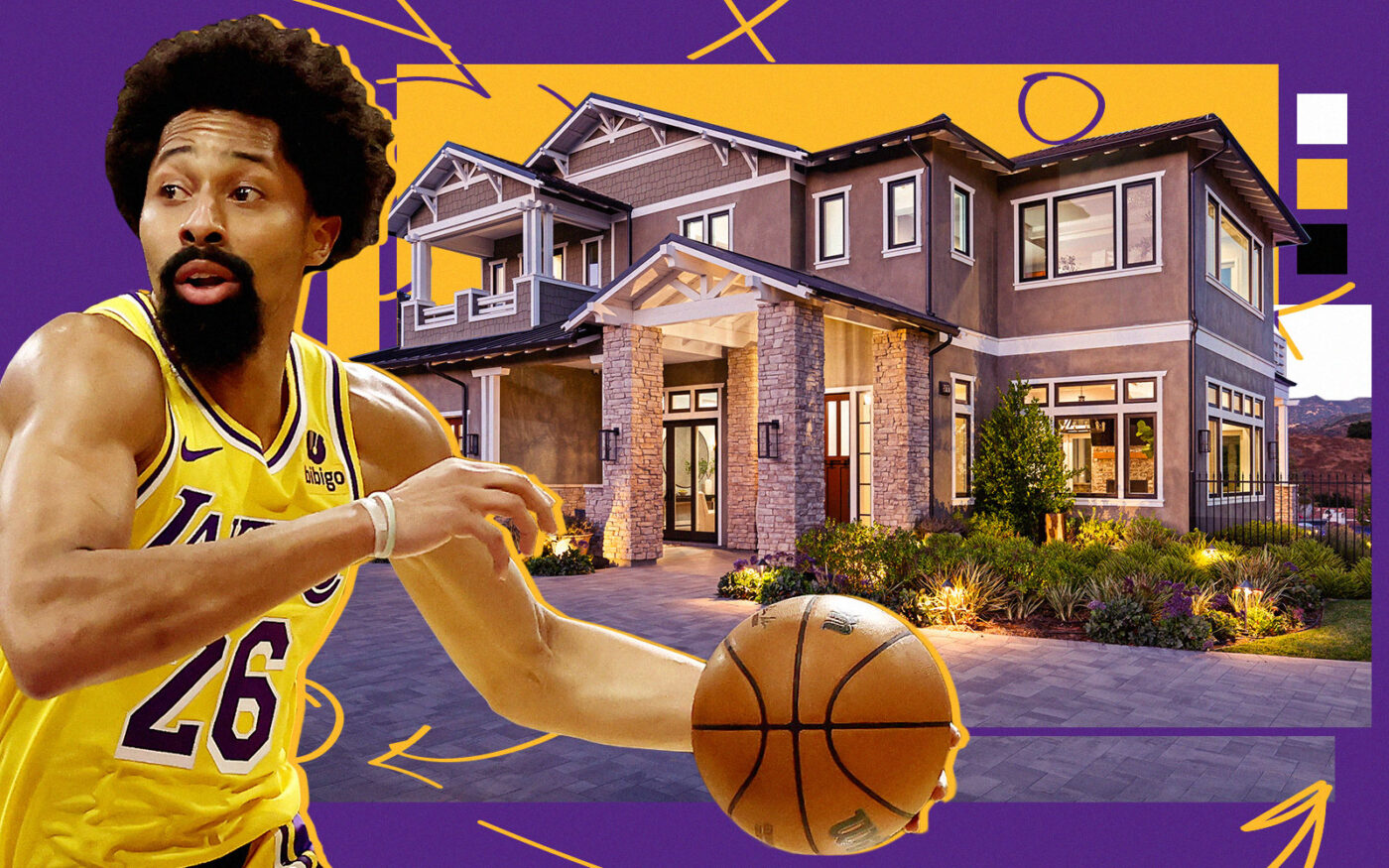 Former Laker Spencer Dinwiddie Asks $7.7M for Calabasas Home