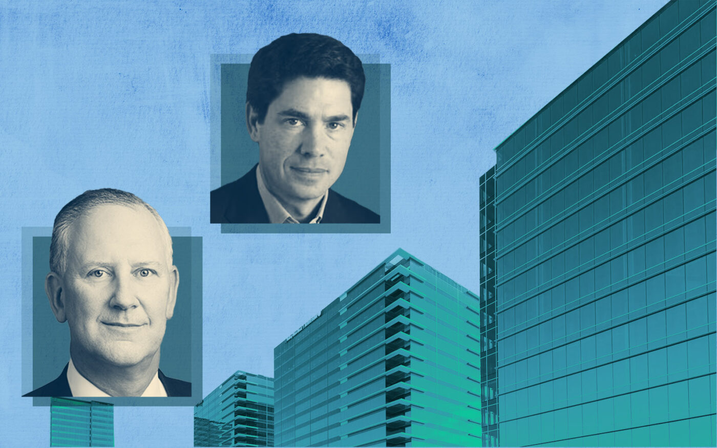 AIG’s Peter Zaffrino; Spear Street Capital’s John Grassi; 1001, 2002 and 4004 Summit Boulevard (Getty, AIG, griclub, perimetersummit)