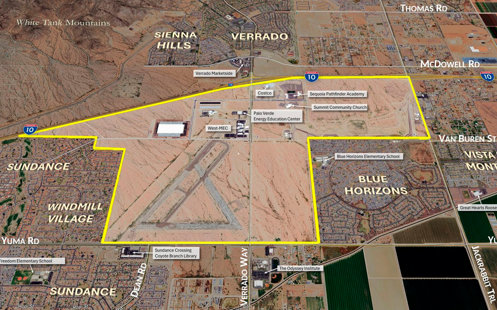 Phoenix suburb aims to develop 2,100-acre entertainment hub