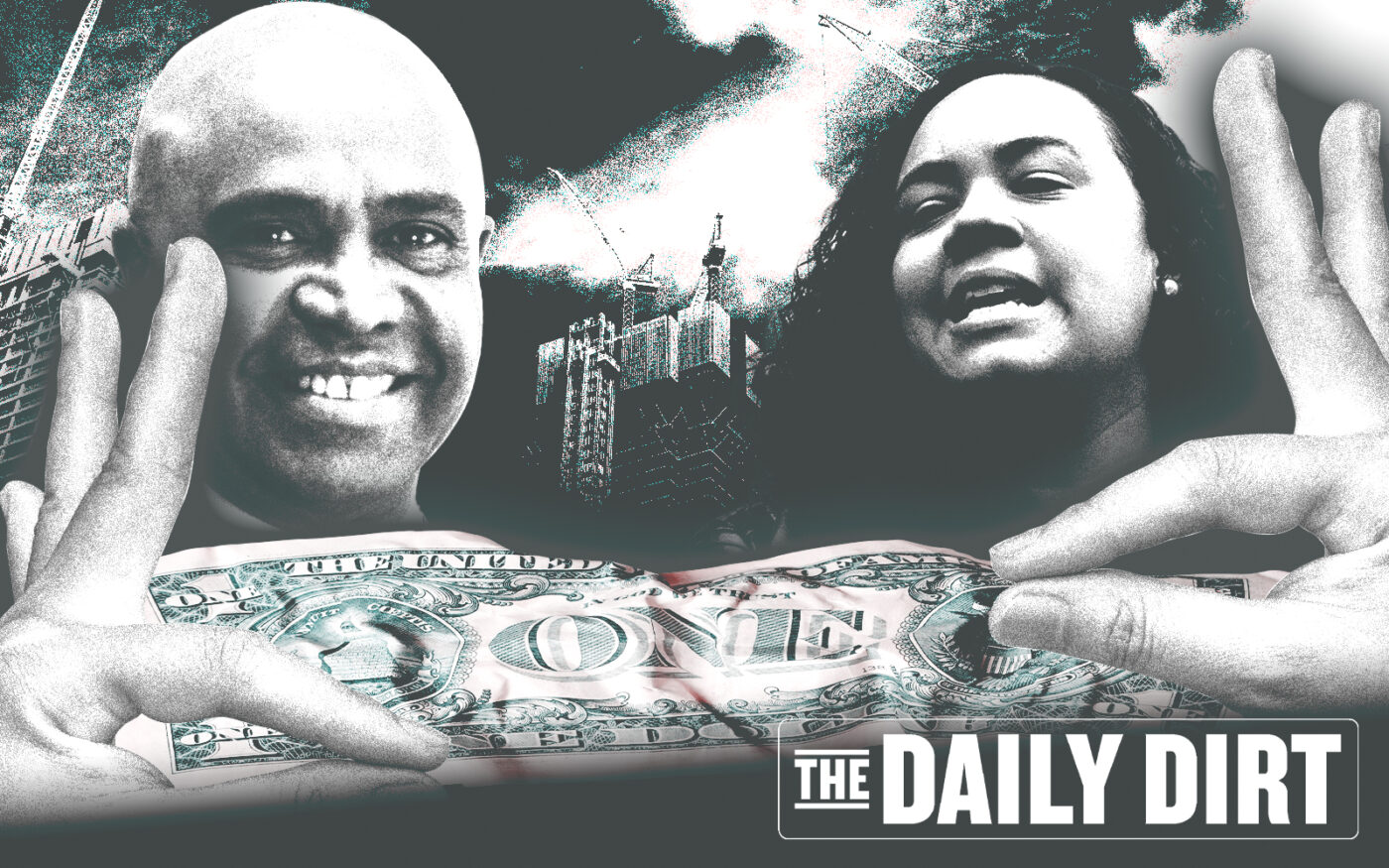 A photo illustration of HPD Commissioner Adolfo Carrión and Council member Carmen De La Rosa (Getty)