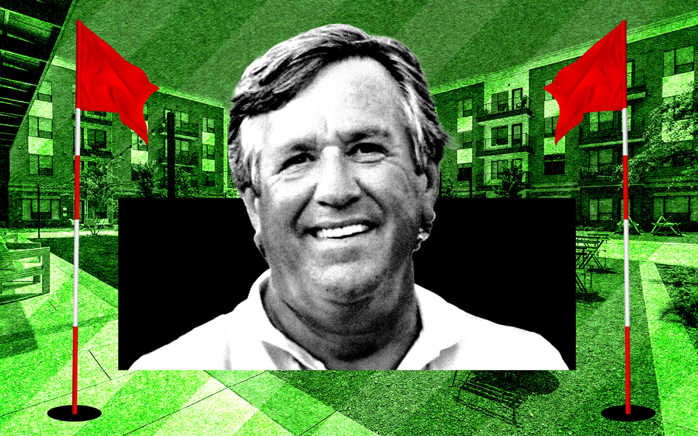 <p>A photo illustration of Carbon Companies’ Ed Garahan along with 15950 Paramount Way in Frisco (Getty, Carbon Companies, MF1 Capital)</p>
