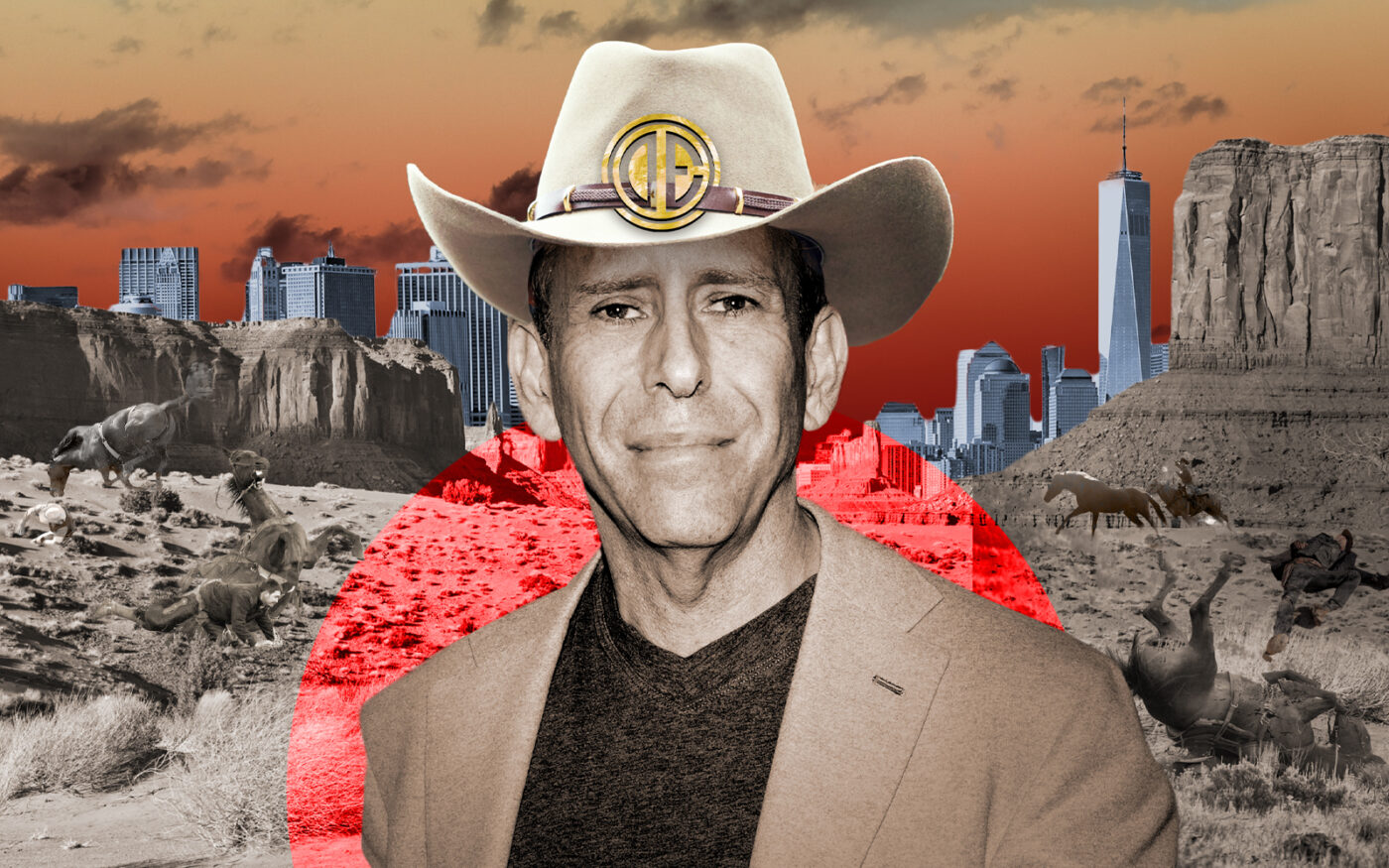 Douglas Elliman CEO Michael Liebowitz (Photo-illustration by The Real Deal)