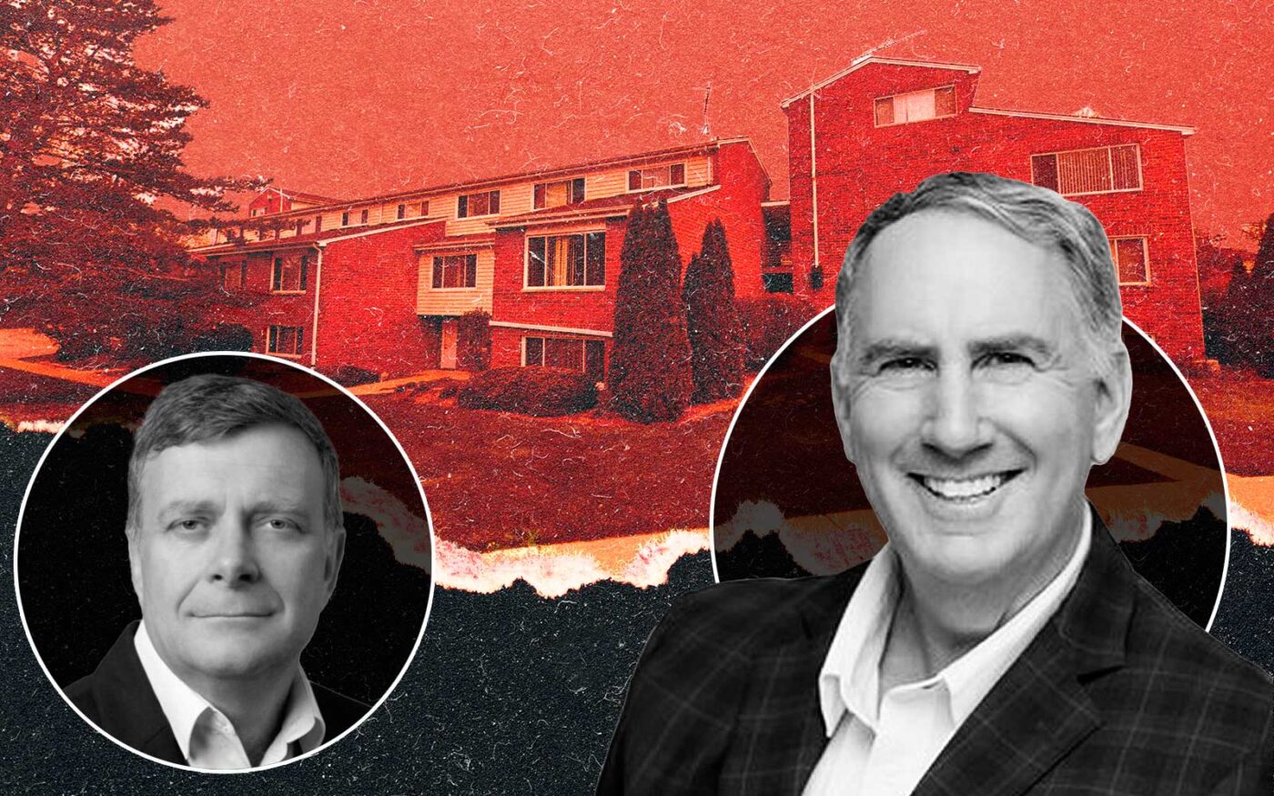 Nigel Keenan of Roseview and Stephen Rappin of Evergreen Real Estate with 150 Greenhaven Lane in Gurnee (Google Maps, Evergreen Real Estate, Madison Marquette)