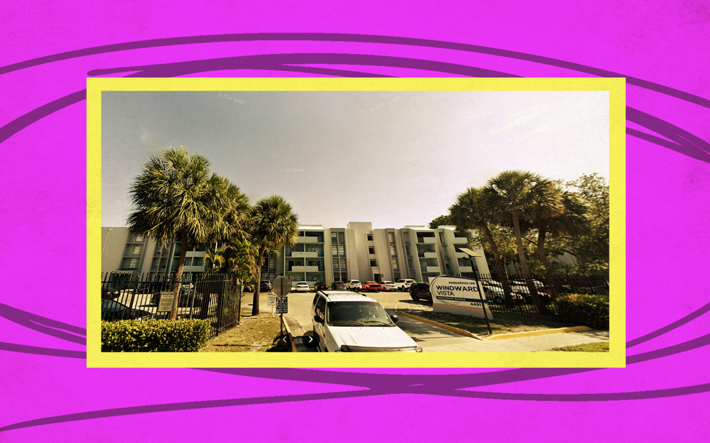 Windward Vista Apartments at 4491 NW 19 Street (Getty, Google Maps)