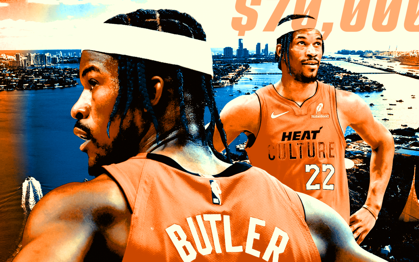 <p>Miami Heat star Jimmy Butler (Photo Illustration by Steven Dilakian for The Real Deal with Getty)</p>
