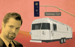 Vintage aluminium travel trailers in LA’s Topanga Canyon ask $300K