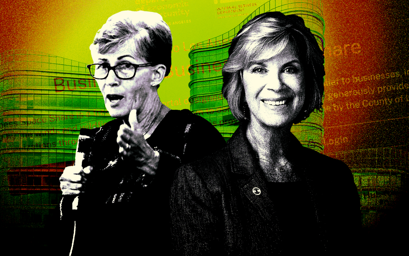 <p>A photo illustration of Whittier Mayor Pro Tem Cathy Warner and County of Los Angeles Supervisor Janice Hahn (Getty, City of Whittier, County of Los Angeles)</p>
