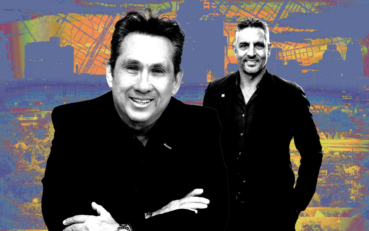 <p>A photo illustration of Miguel Herrera and Mauricio Umansky (Getty, The Agency)</p>
