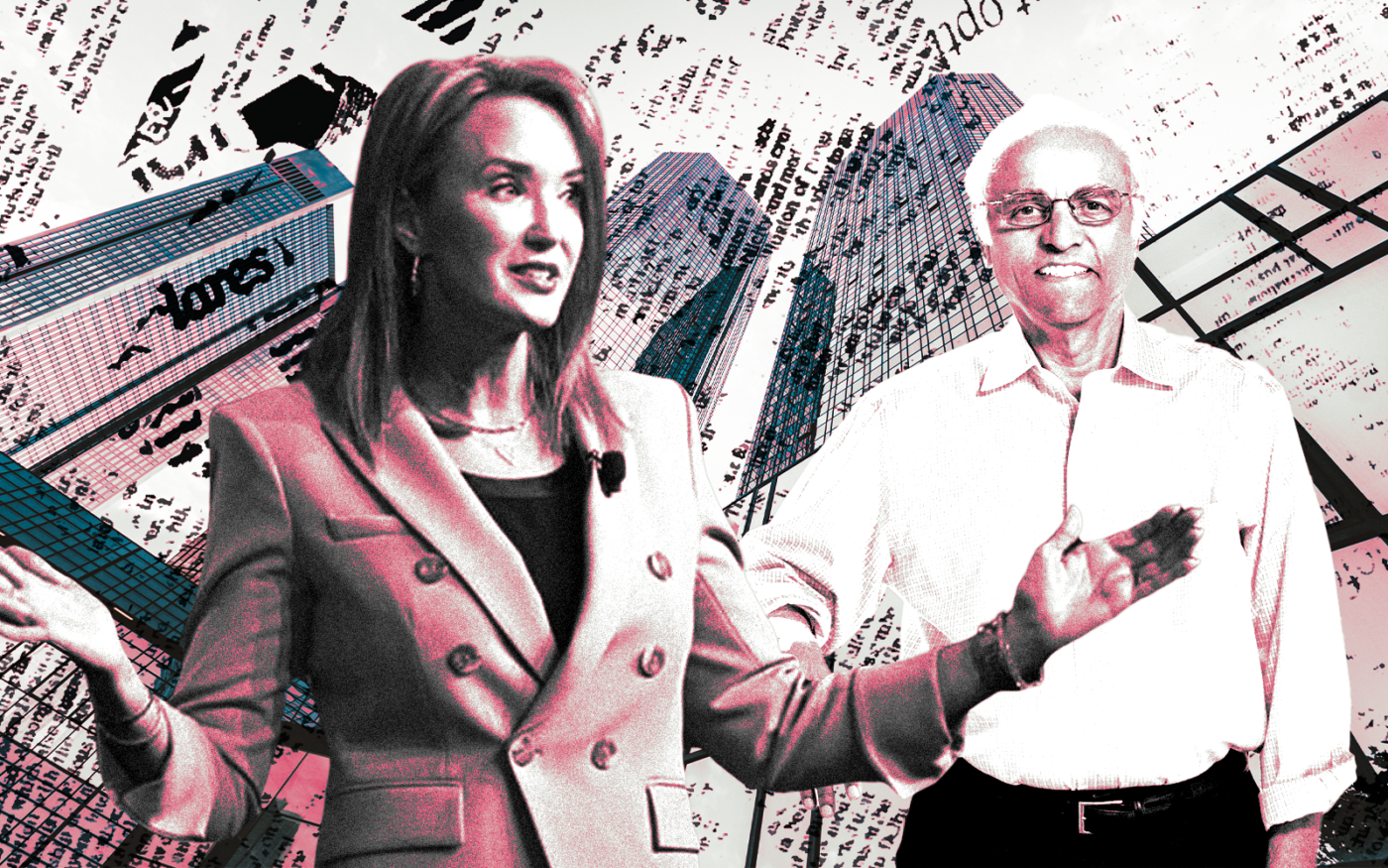 <p>A photo illustration of Real Page CEO Dana Jones and Yardi Systems CEO Anant Yardi (Getty, Real Page, Yardi Systems)</p>
