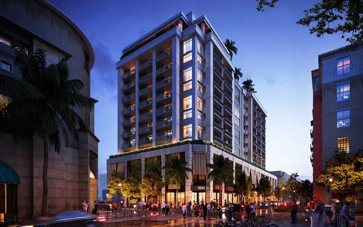 Rendering of the Cora project in Coral Gables (Constellation Group, Boschetti Group)