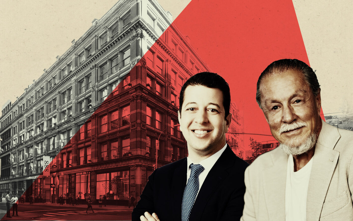 888 Broadway; Cannon Hill Capital Partners' Eric Rubin and Global Holdings' Eyal Ofer (Getty, Loopnet, Berlin Rosen, cannonhillcap, 888 Broadway)