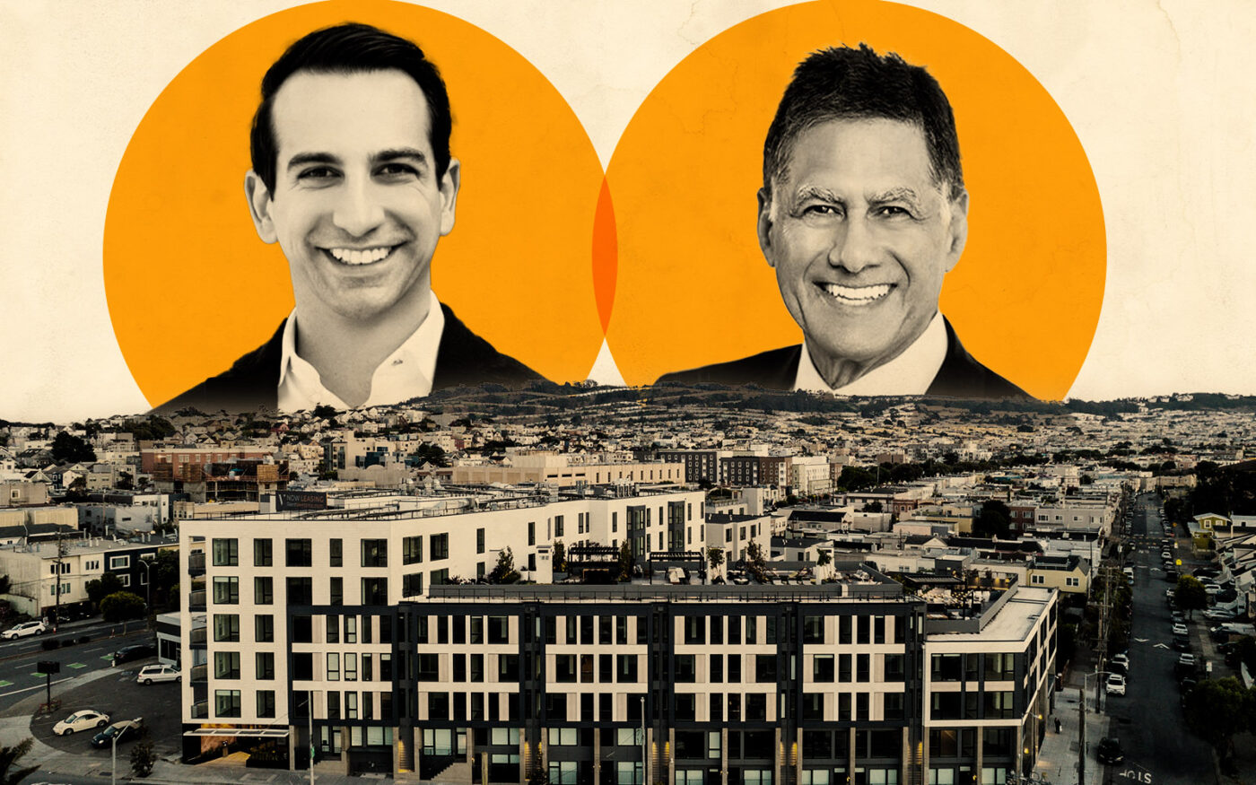 Presidio Bay Ventures' K. Cyrus Sanandaji and American Realty Advisors' Stanley L. Iezman; 99 Ocean Avenue (Getty, ventanaresidences, Presidio Bay Ventures, American Realty Advisors )