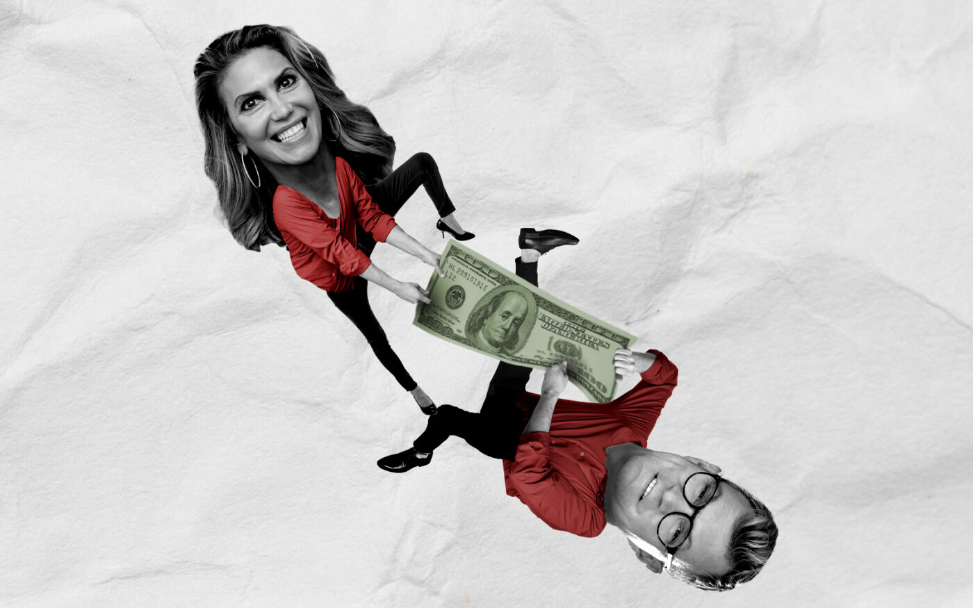 Bess Freedman and Chris Poore (Photo-illustration by Paul Dilakian/The Real Deal)