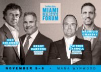 CMC Group's Ugo Colombo, Cardone Capital's Grant Cardone, Carroll Holdings' Patrick Carroll and The Agency's Mauricio Umansky