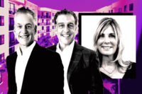 Advenir’s Stephen L. Vecchitto and David Vecchitto (buyers) and Bell Partners’ Lili F. Dunn (seller) with the Bell Lighthouse Point at 4611 North Federal Highway in Pompano Beach