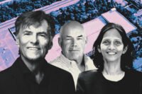NADG’s Jeff W. Preston and sellers Vanderbilt Office Properties’ Casey Wold and Macquarie Capital’s Shemara Wikramanayake with 1800 North Military Trail in Boca Raton