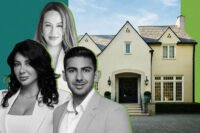 Compss' Victoria Velazquez and Carolwood Estates' Yasmine Benmaiza and Zac Mostame with 10301 Strathmore Drive