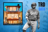 Joey Votto with 1932 The Strand (Manhattan Strand, Getty)