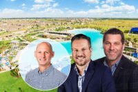 Brohn Chief Operating Officer Greg Barber, HistoryMaker CEO CEO Nelson Mitchell, HistoryMaker Houston Division President Roderick Flint with the Sunterra Subdivision in Katy