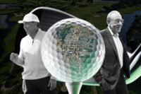 Mike Meldman of Discovery Land Company and Stephen Ross of Ross Related with Hobe Sound in Florida