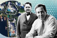 William Wrigley Jr. and Corpay's Ronald Clarke with he properties at 11465 and 11472 Old Harbour Road