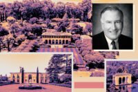 Burlingame Rotary Club's Ted Kruttschnitt with 3000 Ralston Avenue in Hillsborough