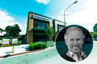 Four Corners Properties' Bruce Burkard and 1540 El Camino Real in Menlo Park