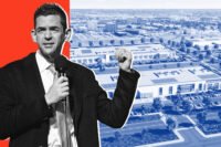 NASA administrator Jared Isaacman and rendering of Exploration Park