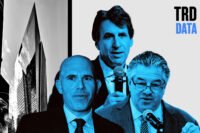 Apollo Global Management's Marc Rowan, RXR’s Scott Rechler and SL Green's Marc Holliday with 5 Times Square