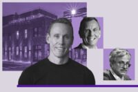 R2 CEO Matt Garrison, Time Out CEO Michael Marlay and Campari Group's Luca Garavoglia with Time Out Market Chicago at 916 West Fulton Street