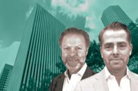 W.P. Carey's Jason Fox, Namdar Realty Group's Igal Namdar and 601 Jefferson Street in Houston