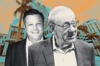 Related Ross’ Jordan Rathlev and Steve Ross with the Esperanté Corporate Center at 222 Lakeview Avenue in West Palm Beach