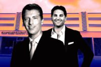 Michael Simkins and Torose Equities' Scott Sherman with 716-720 Lincoln Road in Miami Beach
