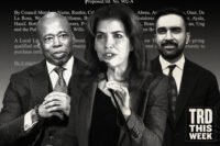 Eric Adams, Julie Menin and Zohran Mamdani