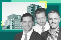 Sulo Development's Dominic Sulo and Compass' Mark Icuss and Tim Sheahan with 1325 West Fulton Street
