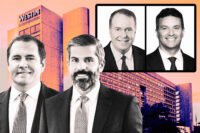 Fortress Investment Group's Drew McKnight and Jack Neumark; Clarion Partners' David Gilbert and John Pristaw; 6100 North River Road in Rosemont