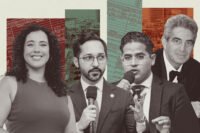 Senator Alexis Calatayud, Representative Juan Carlos Porras, Representative David Borrero and Jeffrey Soffer