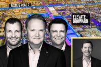 Northbridge Partners’ Greg Lauze, Dean Atkins and David Aisner, as well as of seller Harbert Management’s CEO Travis Pritchett, with Elevate Broward industrial campus at 3435-3699 Northwest 19th Street and 1814-1896 Northwest 38th Avenue in Lauderdale Lakes