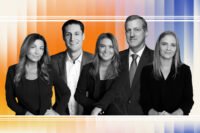 Cross Street’s Erin Higgins, Cross Street’s Oren Pollack, Cross Street’s Taylor Maggi, Inland’s Michael Collins and Cross Street’s Laura Ballou